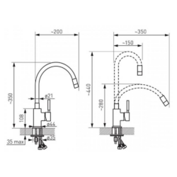 Μπαταρία νεροχύτη BZA4B CASA PRACTIKA 2