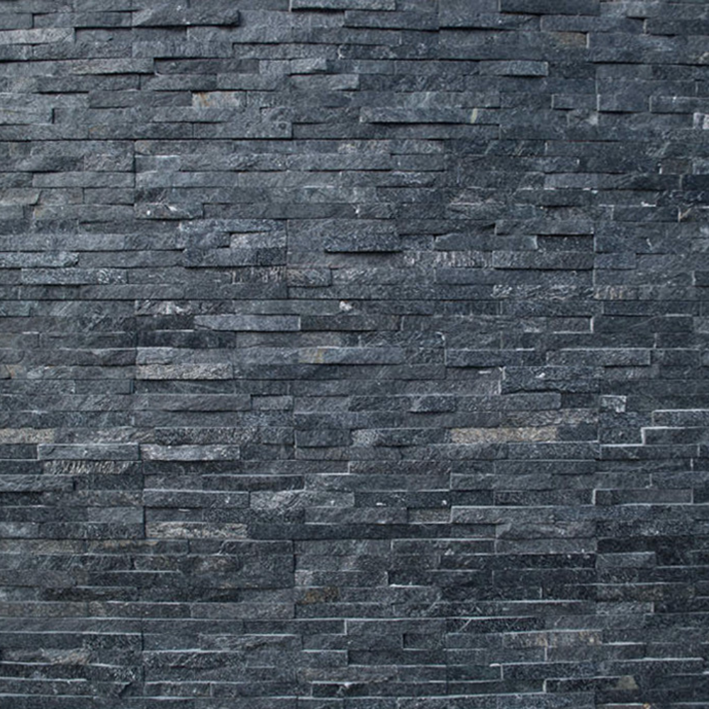 Πάνελ πέτρας Στρας Μαύρο 15x60cm CASA PRACTIKA