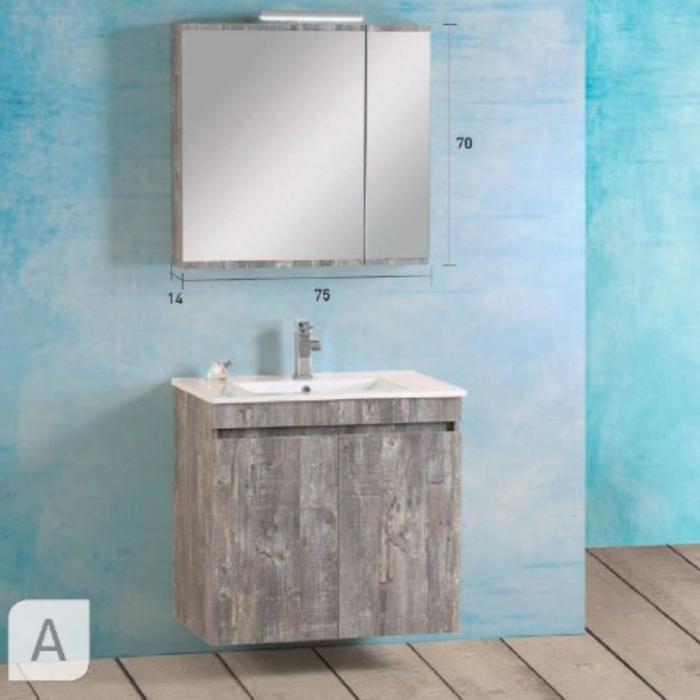 Έπιπλα μπάνιου 959 A MATRIX S4 W20 CASA PRACTIKA