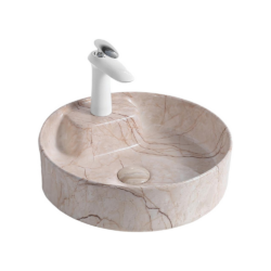 Νιπτήρας Mambo 83-8537 BEIGE MARBLE CASA PRACTIKA 1