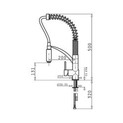 Μπαταρία νεροχύτη Cresento CASA PRACTIKA 1