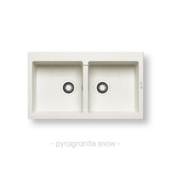 Νεροχύτης ATHLOS (86×50) 2B - SNOW CASA PRACTIKA