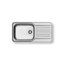 Νεροχύτης SPACE PLUS (96×48) 1B 1D CASA PRACTIKA