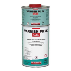 Διάφανο πολυουρεθανικό βερνίκι VARNISH-PU 2K SATIN 1kg CASA PRACTIKA