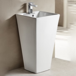 Επιδαπέδιος νιπτήρας τετράγωνος HILTON HIL 004 CASA PRACTIKA