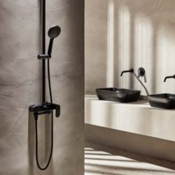 Μπαταρία ντουζ με κολώνα 3 εξόδων ROMA 3-WAYS 53252N CASA PRACTIKA 2