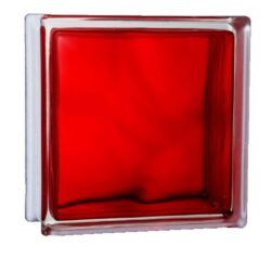 Υαλότουβλο Έγχρωμο Εσωτερικό Κόκκινο 19x19x8cm CASA PRACTIKA