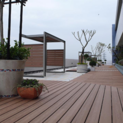 DECK-WPC Δαπέδου Νέας Γενιάς 25 146mm L.BROWN 8040 CASA PRACTIKA 3