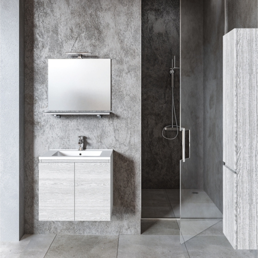 Έπιπλο μπάνιου ALBA A 70cm CANYON GREYISH CASA PRACTIKA