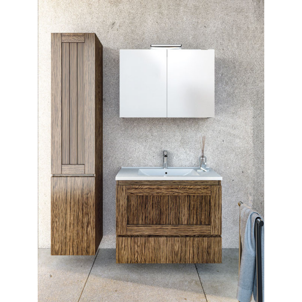 Έπιπλο μπάνιου ALBA B 80cm ANZIANO NATURAL CASA PRACTIKA