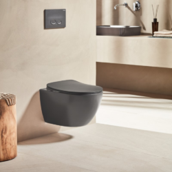 Λεκάνη τουαλέτας σειράς FREE FE 320 ANTHRACITE MAT CASA PRACTIKA