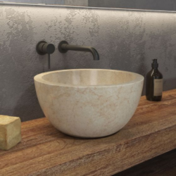 Νιπτήρας επικαθήμενος LEYLA SBP CREAM CASA PRACTIKA