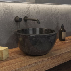 Νιπτήρας επικαθήμενος LEYLA SBP NERO CASA PRACTIKA