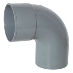 Καμπύλη PVC 90° γκρι CASA PRACTIKA