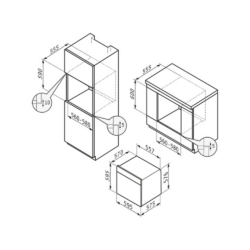 Φούρνος Inox PO78021008PIX CASA PRACTIKA 1