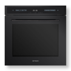 Φούρνος Μαύρος ματ PO78123010BLΜ CASA PRACTIKA 1