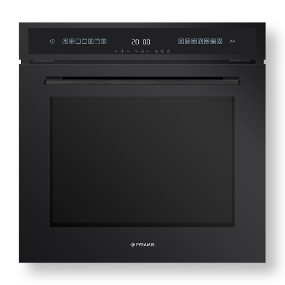 Φούρνος Μαύρος ματ PO78123010BLΜ CASA PRACTIKA 1