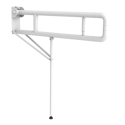 Αναδιπλούμενη μπάρα με πόδι στήριξης και χαρτοθήκη αλουμινίου CASA PRACTIKA