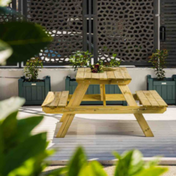 Ξύλινο Τραπέζι - Πάγκος Πικ Νικ CASA PRACTIKA 2