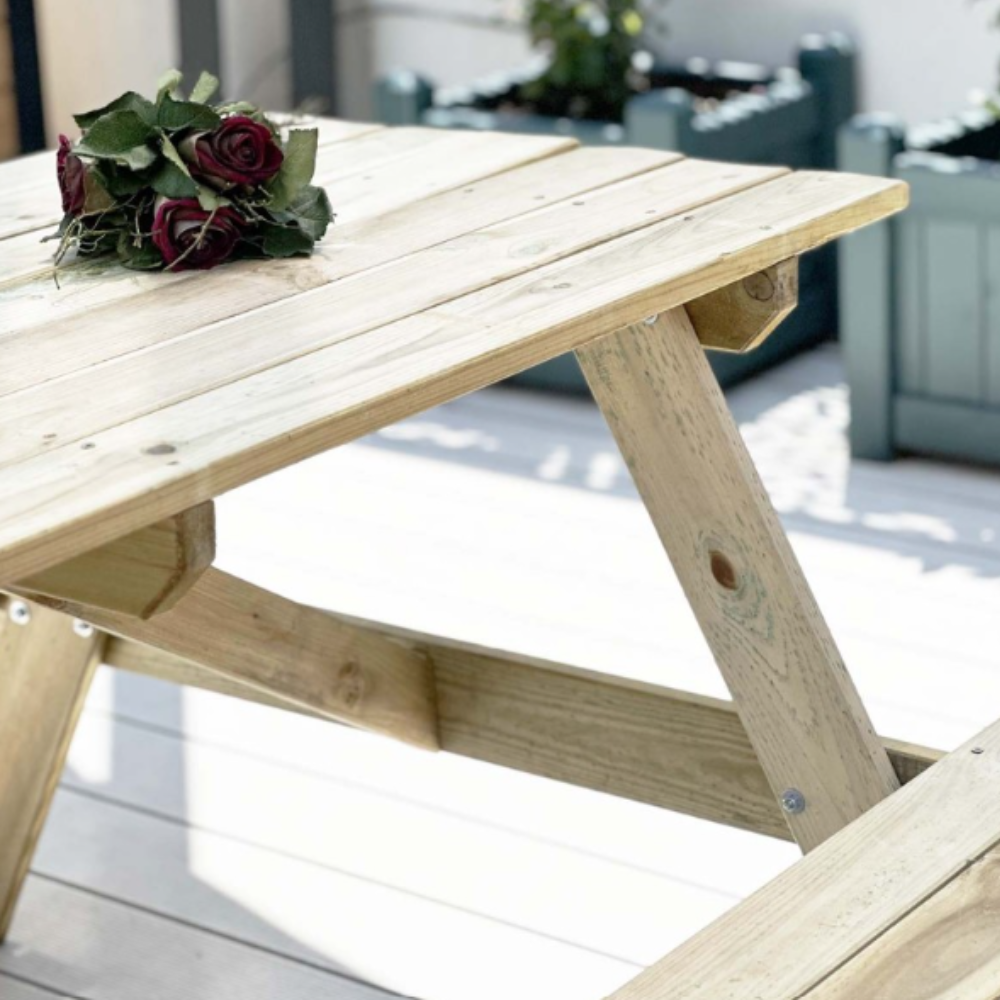 Ξύλινο Τραπέζι - Πάγκος Πικ Νικ CASA PRACTIKA 4