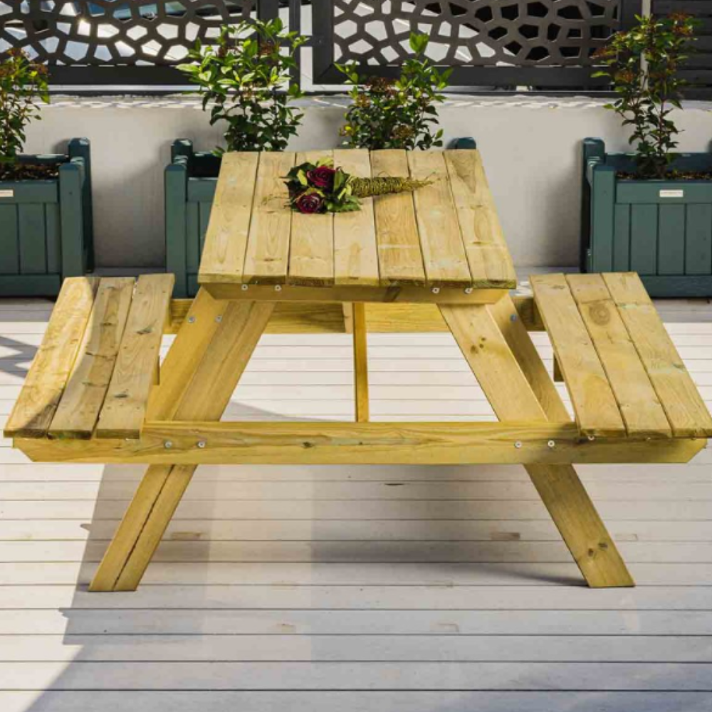 Ξύλινο Τραπέζι - Πάγκος Πικ Νικ CASA PRACTIKA