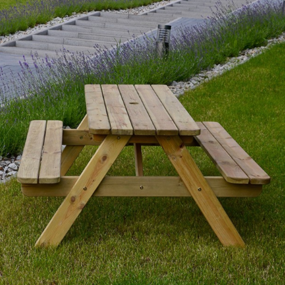 Ξύλινο Τραπέζι - Πάγκος Πικ Νικ Αθηνά CASA PRACTIKA
