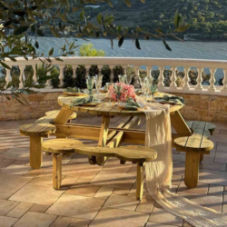 Στρογγυλό Τραπέζι Κήπου 8 Θέσεων CASA PRACTIKA