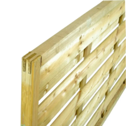 Ξύλινη Πόρτα Κήπου Κλειστού Πάνελ 180x100cm CASA PRACTIKA 2