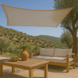 Πανί Σκίασης Παραλληλόγραμμο 230 gsm - 3 x 5m - Άμμου CASA PRACTIKA