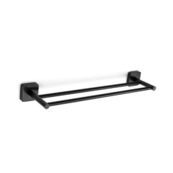 Πετσετοκρεμάστρα QUATTRO 426255 NERO OPACO CASA PRACTIKA