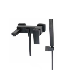 Μπαταρία λουτρού KUOVADIS 9500 N BLACK MATT CASA PRACTIKA