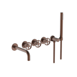 Μπαταρία λουτρού DUETTO DE210-MC BOURBON METAL CASA PRACTIKA