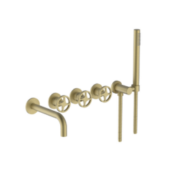 Μπαταρία λουτρού DUETTO DE210-SB SOFT BRASS CASA PRACTIKA
