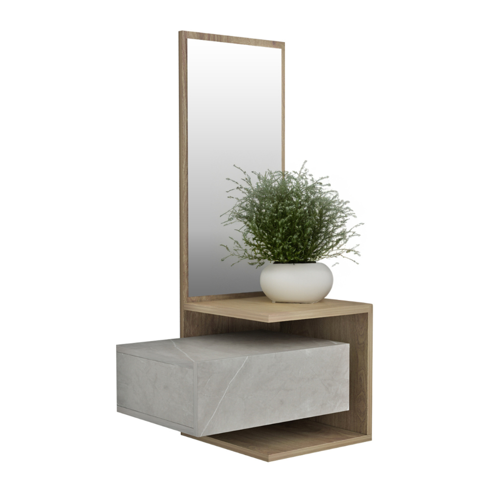 Έπιπλο εισόδου με καθρέπτη Meara HM8984.12 49,1×31,3×90Υcm CASA PRACTIKA