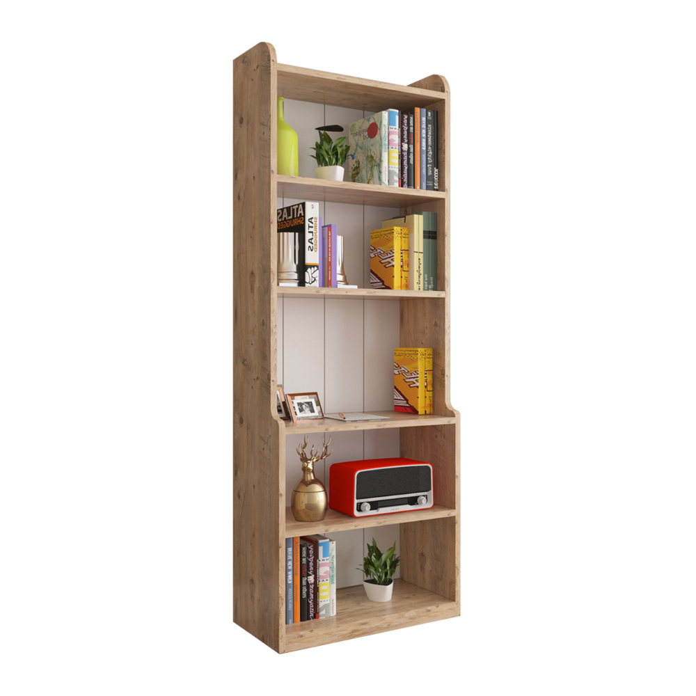 Βιβλιοθήκη Neat HM18194.04 60x30x180Υcm CASA PRACTIKA