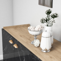 Μπουφές μελαμίνης HM9045.01 180x41x77,8cm CASA PRACTIKA 2