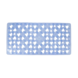 Αντιολισθητικό ταπέτο HEARTS 71x37cm CLEAR BLUE CASA PRACTIKA