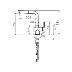 Μπαταρία νεροχύτη CAPRICCIO CASA PRACTIKA