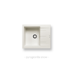 Νεροχύτης ALAZIA (59×50) 1B 1D - SNOW CASA PRACTIKA