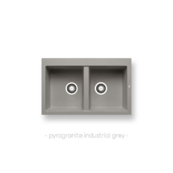 Νεροχύτης ALAZIA (79×50) 2B – INDUSTRIAL GREY CASA PRACTIKA