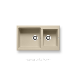 Νεροχύτης ALAZIA (86×50) 1 3 4B - IVORY CASA PRACTIKA