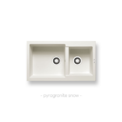 Νεροχύτης ALAZIA (86×50) 1 3 4B - SNOW CASA PRACTIKA