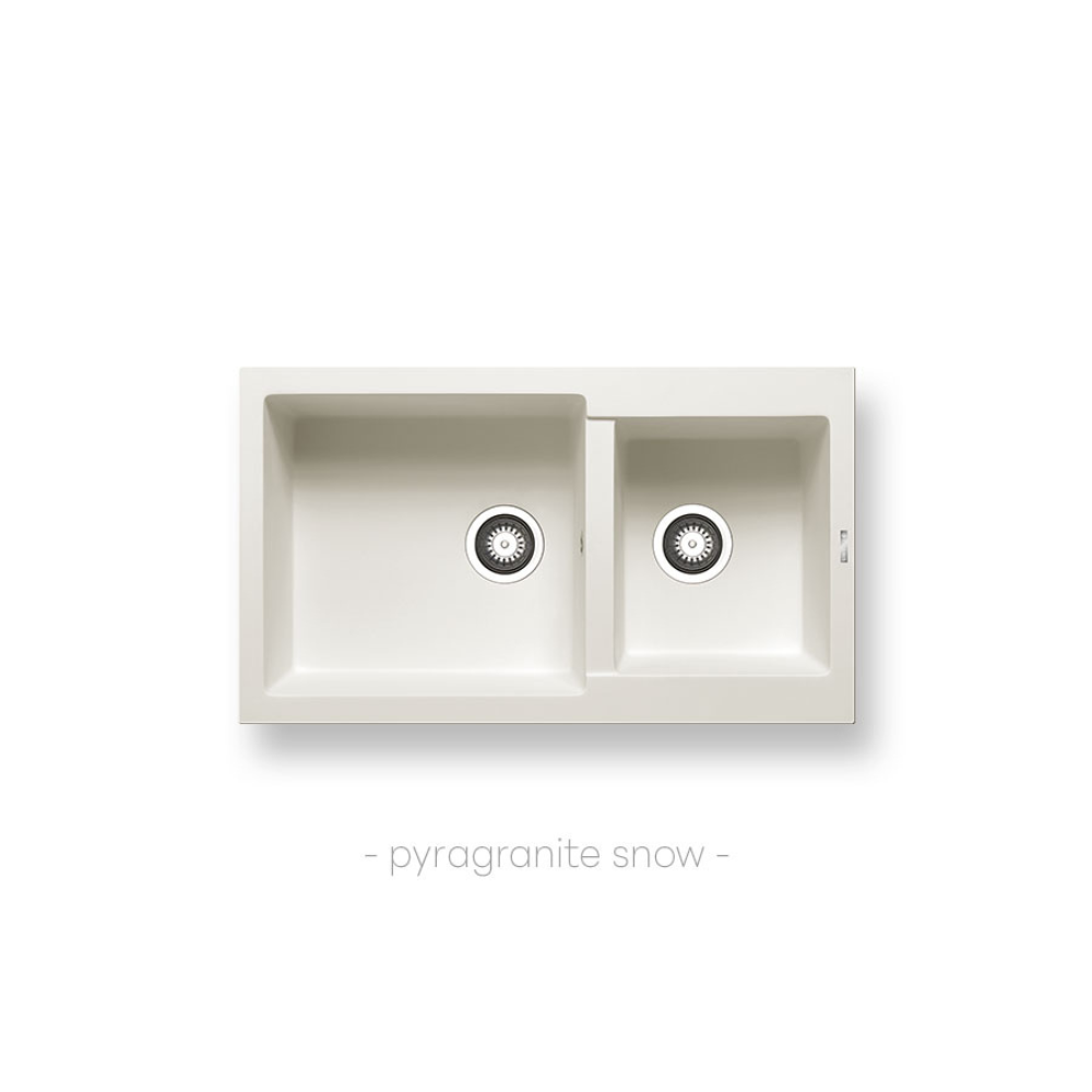 Νεροχύτης ALAZIA (86×50) 1 3 4B - SNOW CASA PRACTIKA
