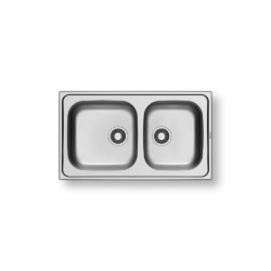 Νεροχύτης DORIAN (86x50) 2B CASA PRACTIKA