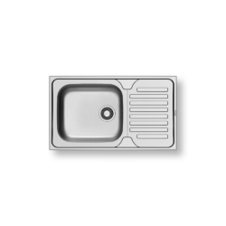 Νεροχύτης DORIAN (86×50) 1B 1D CASA PRACTIKA