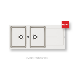 Νεροχύτης ITHAKA (116×50) 2B 1D - SNOW CASA PRACTIKA