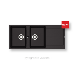 Νεροχύτης ITHAKA (116×50) 2B 1D - VOLCANO CASA PRACTIKA