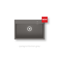 Νεροχύτης ITHAKA (78×51) 1B - IRON GREY CASA PRACTIKA