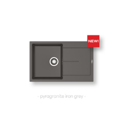 Νεροχύτης ITHAKA (79×50) 1B 1D - IRON GREY CASA PRACTIKA