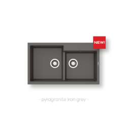 Νεροχύτης ITHAKA (86×50) 1 3 4B - IRON GREY CASA PRACTIKA